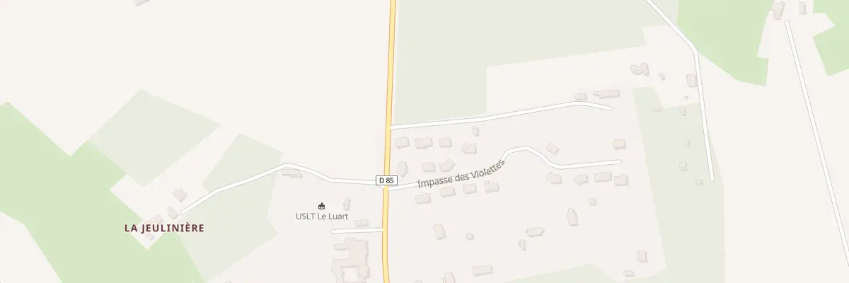 Plan du 8 Imp des Violettes au Luart