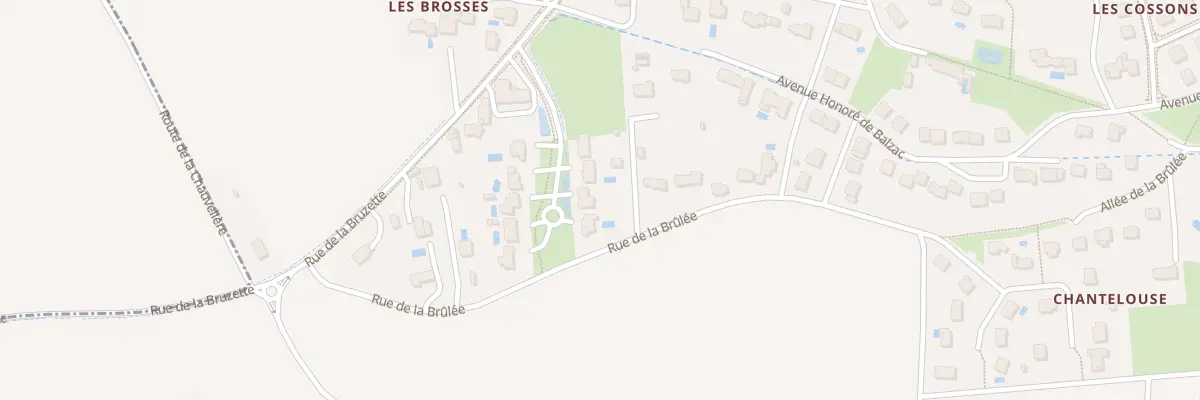 Plan du 5 Rue Albert Camus à Fondettes