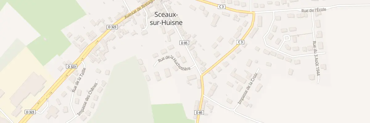 Plan du 2 Rue de la Huchottiere à Sceaux-sur-Huisne
