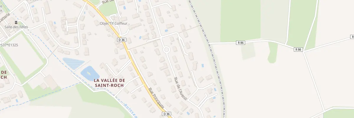 Plan du 25 Rue de l’Avenir à Saint-Roch
