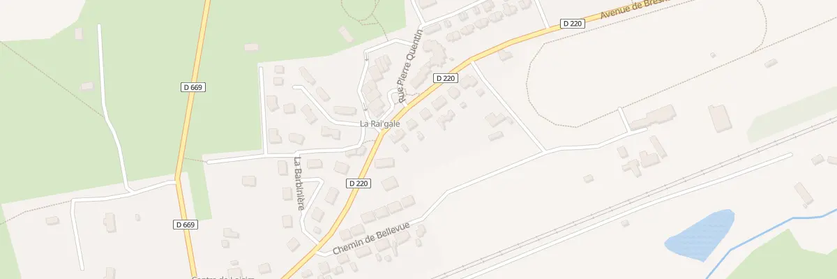 Plan du 15 Av de Bresnard à Rai