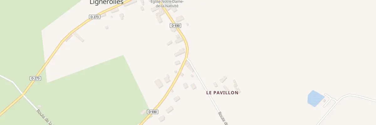 Plan du 4 Le Bourg Ouest Lignerolles à Tourouvre au Perche