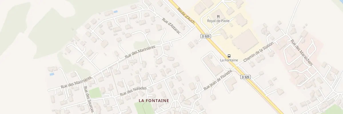 Plan du 9 Rue des Marinières à Pavie