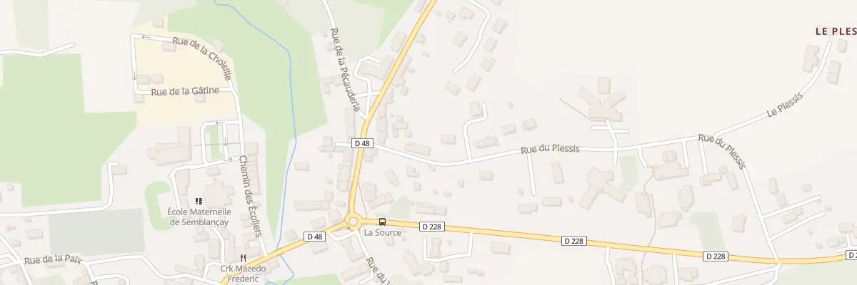 Plan du 2 Rue du Plessis à Semblançay