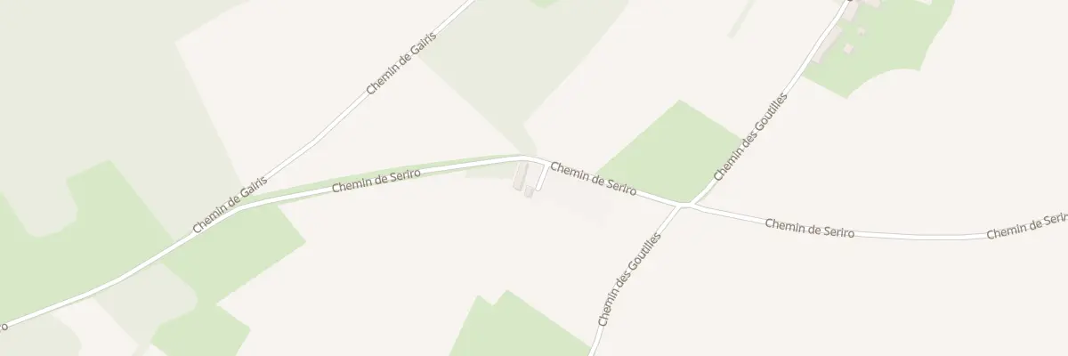 Plan du 2 Che de Seriro à Betbèze