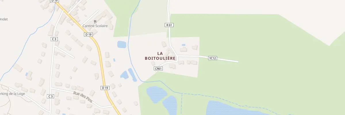 Plan du 6 La Boitouliere à Thilouze