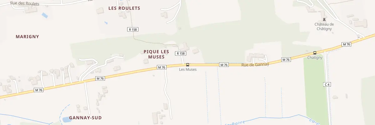 Plan du 6 Rue de Gannay à Fondettes