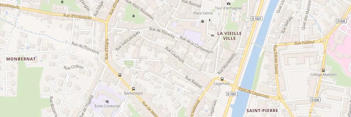 Plan du 32 Rue Caumont à Auch