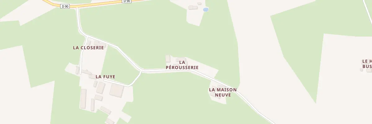 Plan du 5080 La Perouserie à Maisoncelles