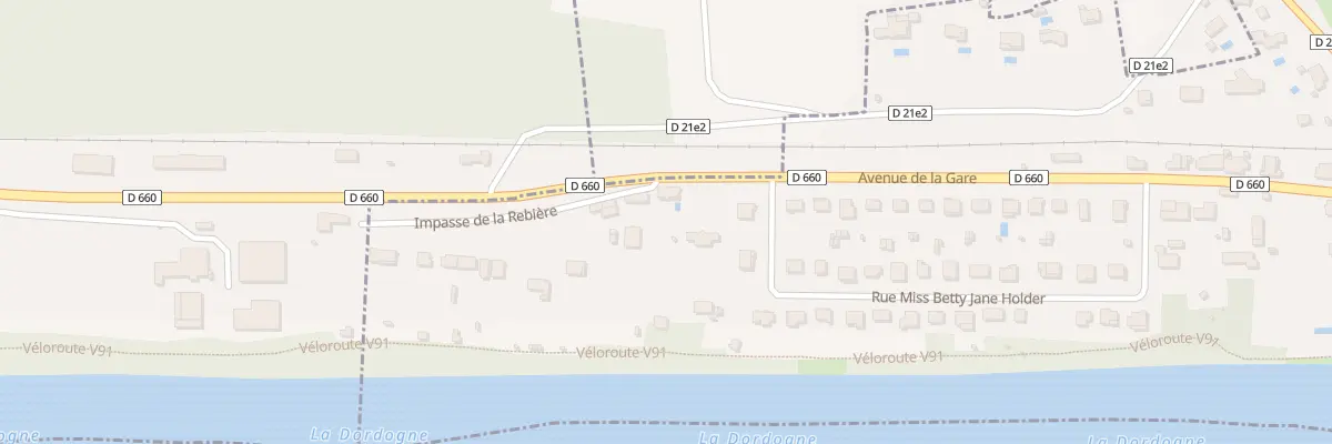 Plan du 37 Av de la Gare à Mouleydier