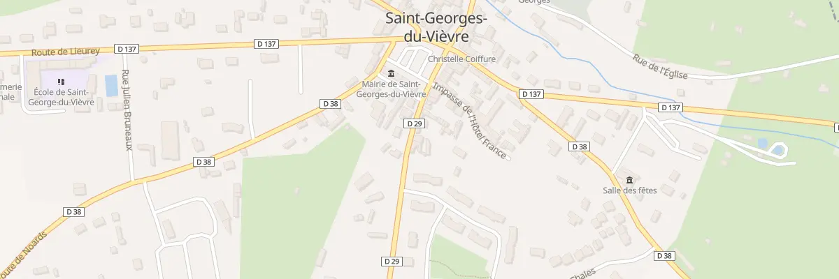 Plan du 23 Rte de Giverville à Saint-Georges-du-Vièvre