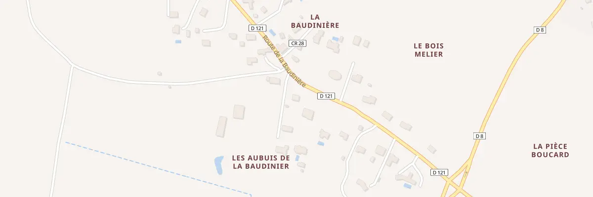 Plan du 16 Rte de la Baudinière à Artannes-sur-Indre
