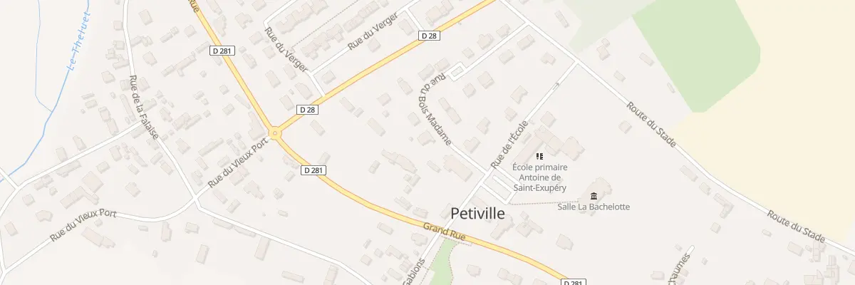 Plan du 69 Rue du Bois Madame à Petiville