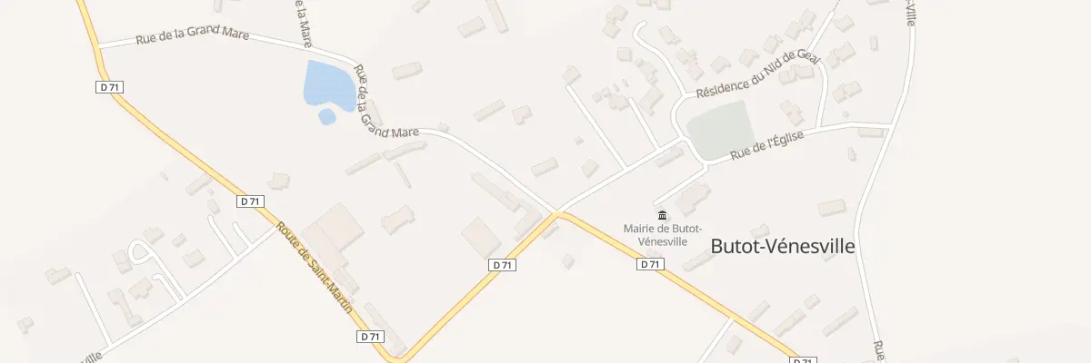 Plan du 9 Rue de l’Église à Butot-Vénesville