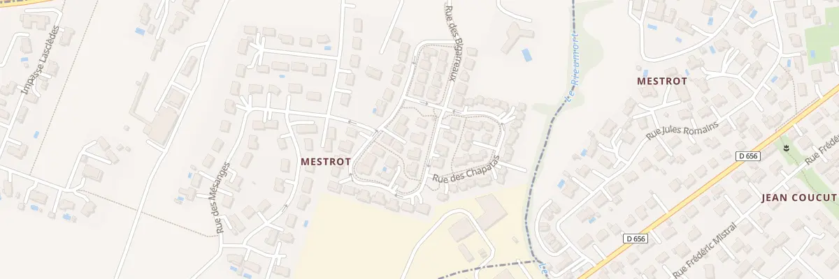 Plan du 4 Mestrot à Roquefort