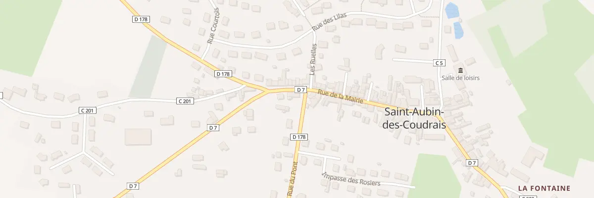 Plan du 23 Rue de la Mairie à Saint-Aubin-des-Coudrais