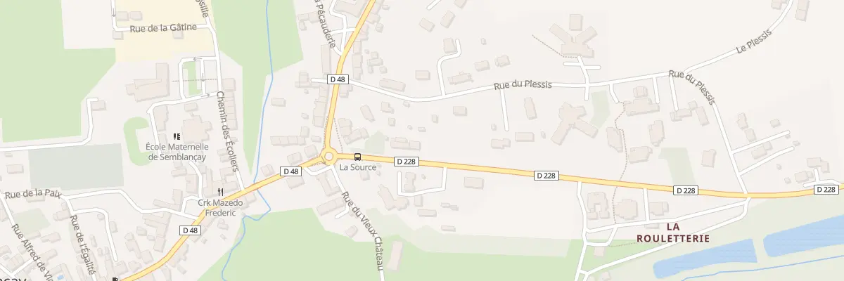 Plan du 6 Av de la Source à Semblançay