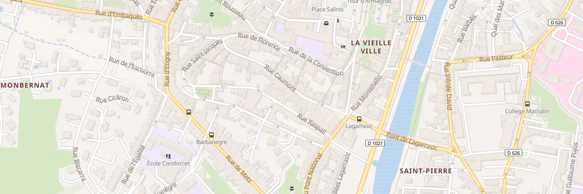 Plan du 42 Rue Caumont à Auch