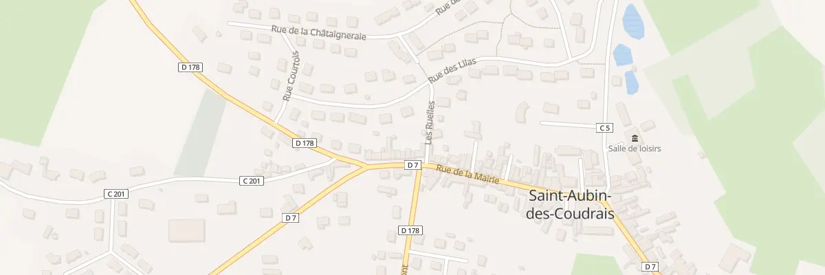 Plan du 40 Rue de la Mairie à Saint-Aubin-des-Coudrais