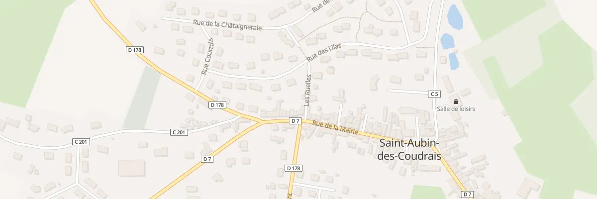Plan du 38 Rue de la Mairie à Saint-Aubin-des-Coudrais