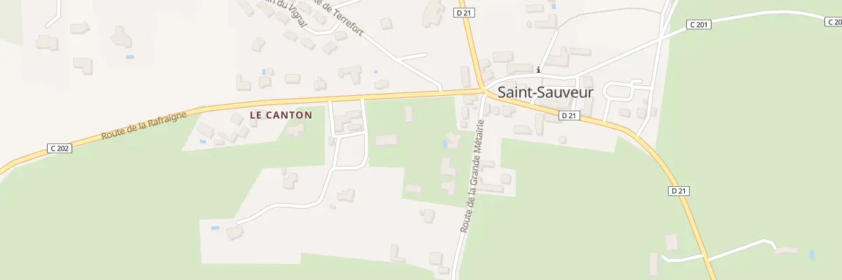 Plan du 5000 Le Canton à Saint-Sauveur