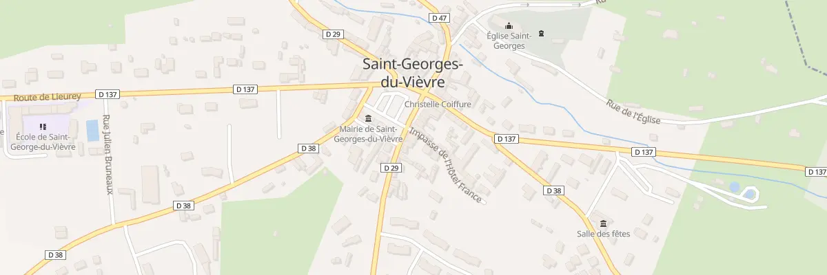 Plan du 2 Imp de l’Hotel de France à Saint-Georges-du-Vièvre