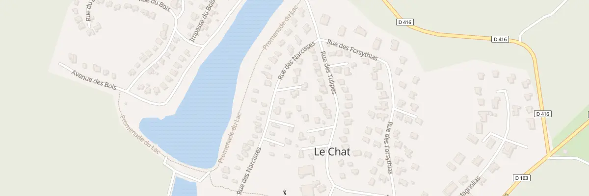Plan du 121 Le Chat à Écuras