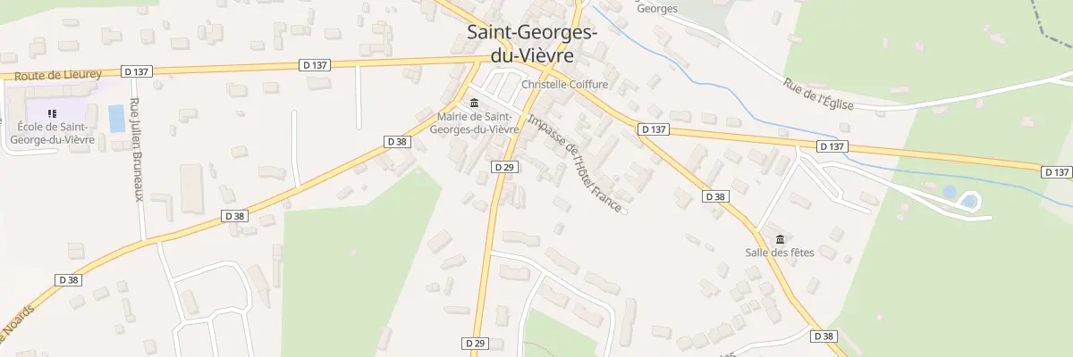 Plan du 7 Rte de Giverville à Saint-Georges-du-Vièvre