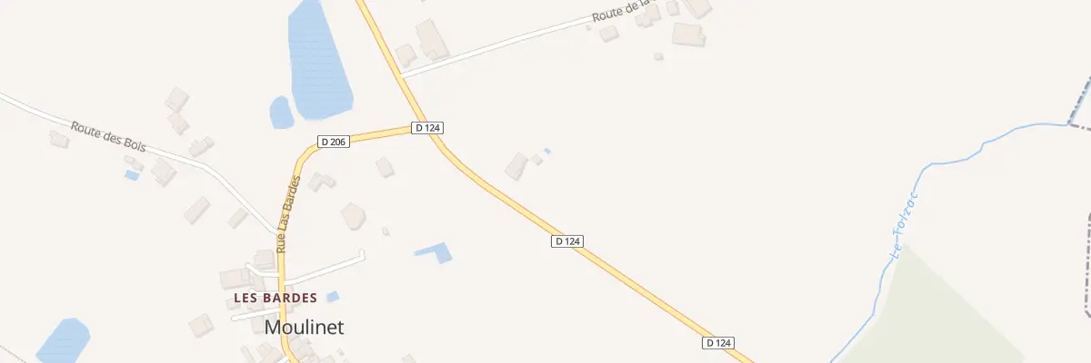 Plan du 3078 Rte de Monbahus à Moulinet
