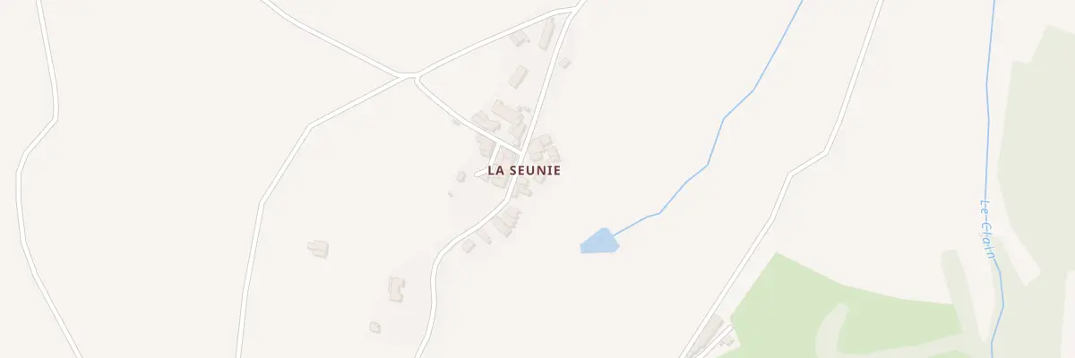 Plan du 5 La Seunie à Hiesse