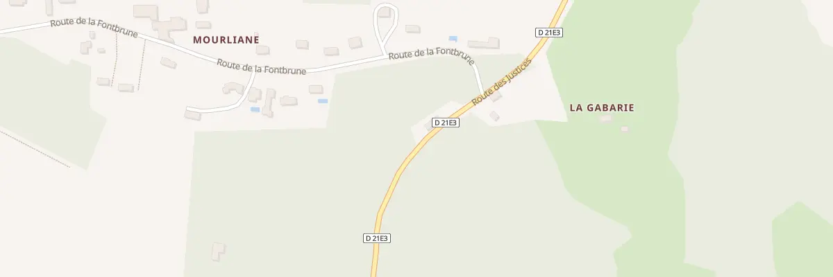 Plan du 1968 Rte des Justices à Saint-Germain-et-Mons