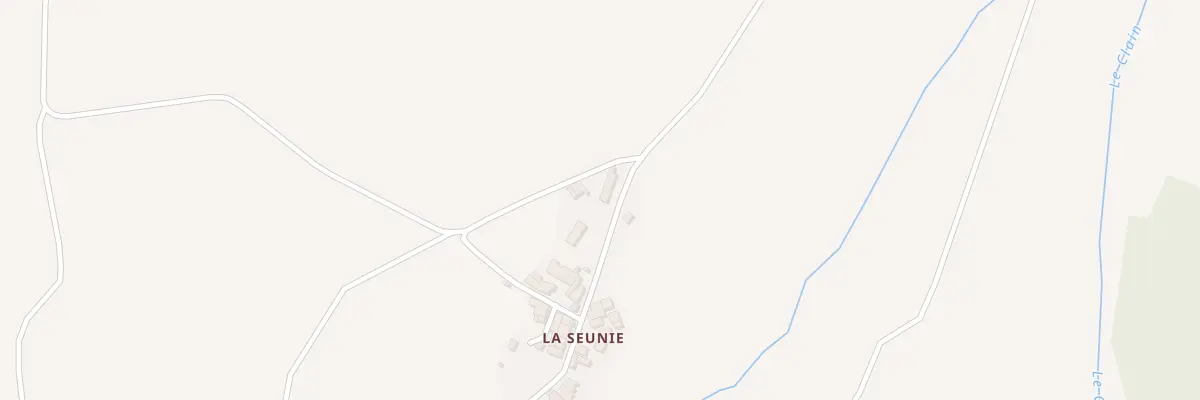 Plan du 2 La Seunie à Hiesse