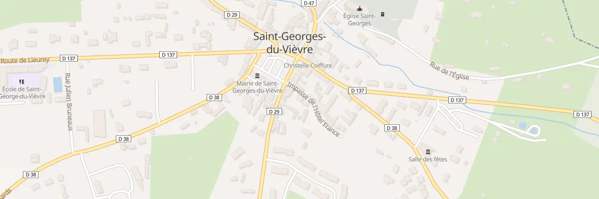 Plan du 52 Imp de l’Hotel de France à Saint-Georges-du-Vièvre