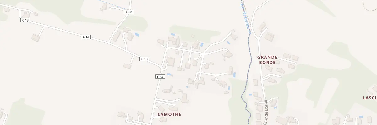 Plan du 4 Imp de Lamothe à Brax