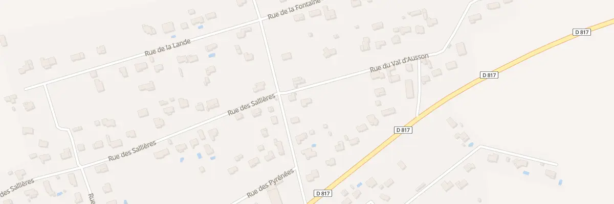 Plan du 2 Rue du Val d’Ausson à Ausson