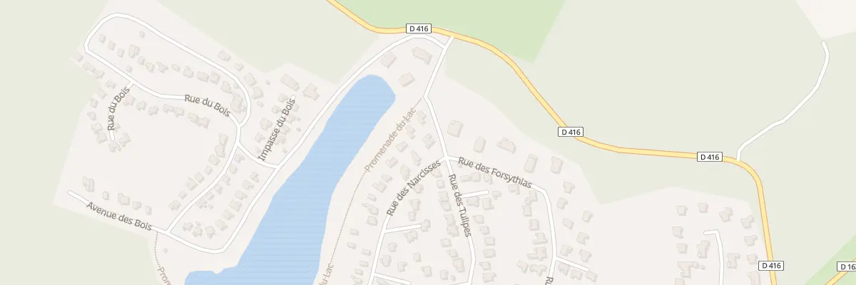 Plan du 129 Rue des Narcisses à Écuras