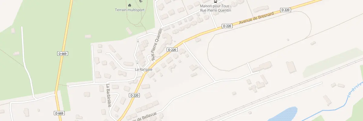Plan du 29 Av de Bresnard à Rai