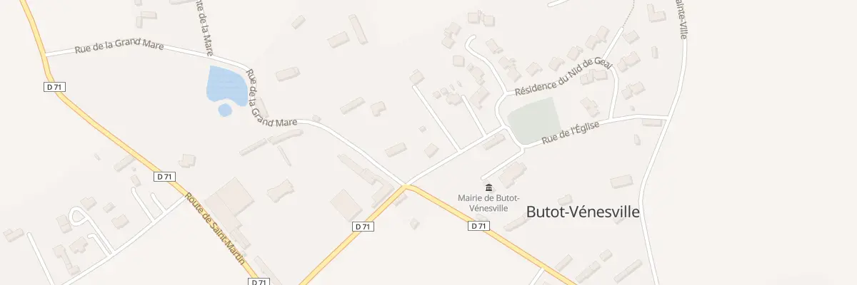Plan du 8 Rue de l’Église à Butot-Vénesville