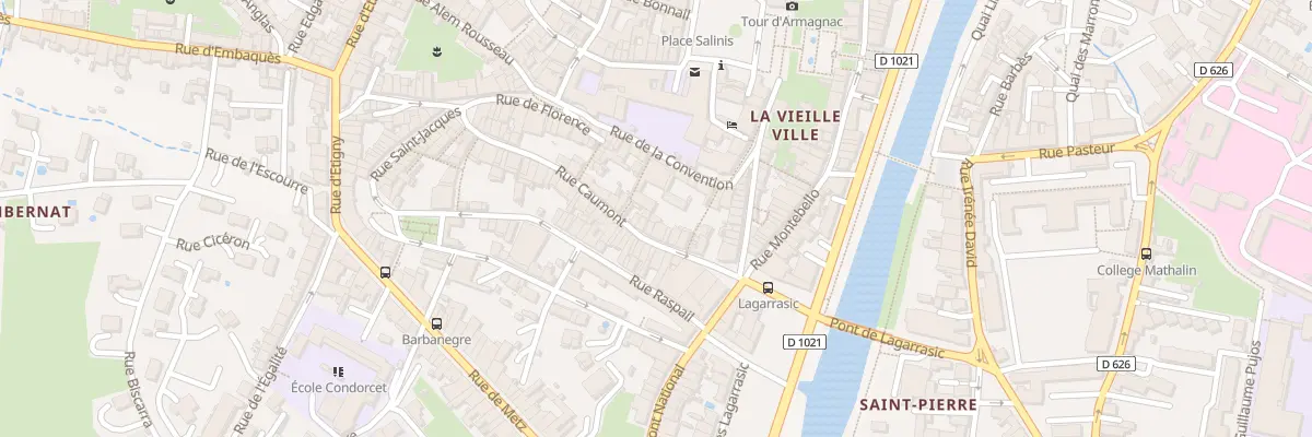 Plan du 31 Rue Caumont à Auch