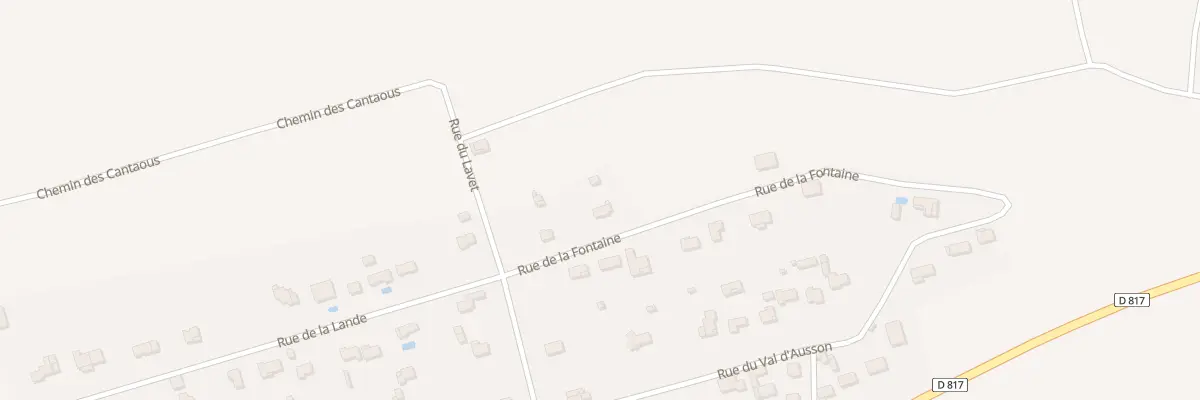 Plan du 197 Rue de la Fontaine à Ausson