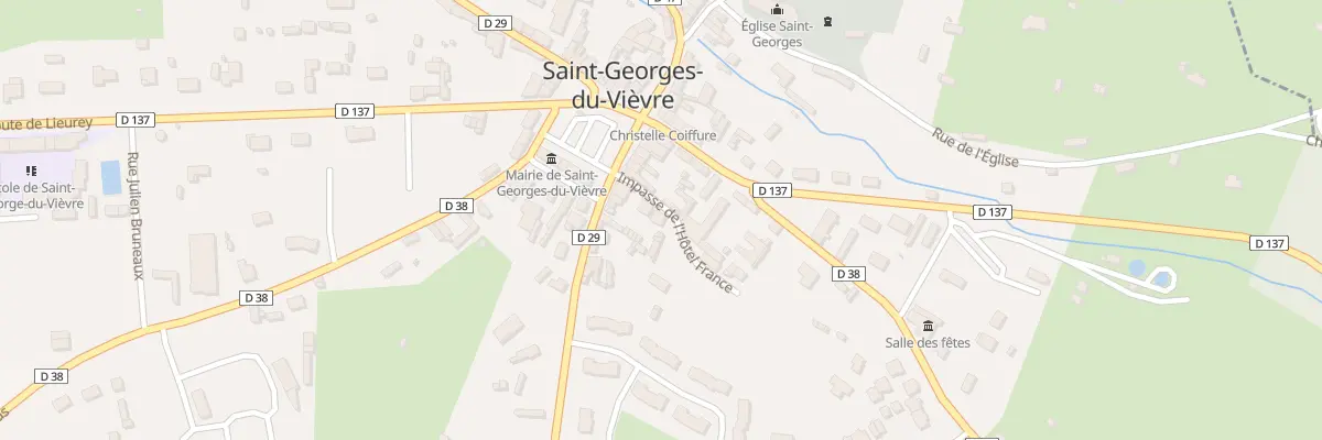 Plan du 54 Imp de l’Hotel de France à Saint-Georges-du-Vièvre
