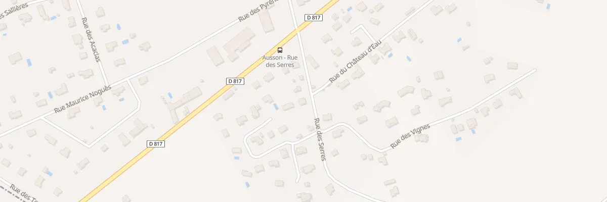Plan du 2 Rue des Serres à Ausson