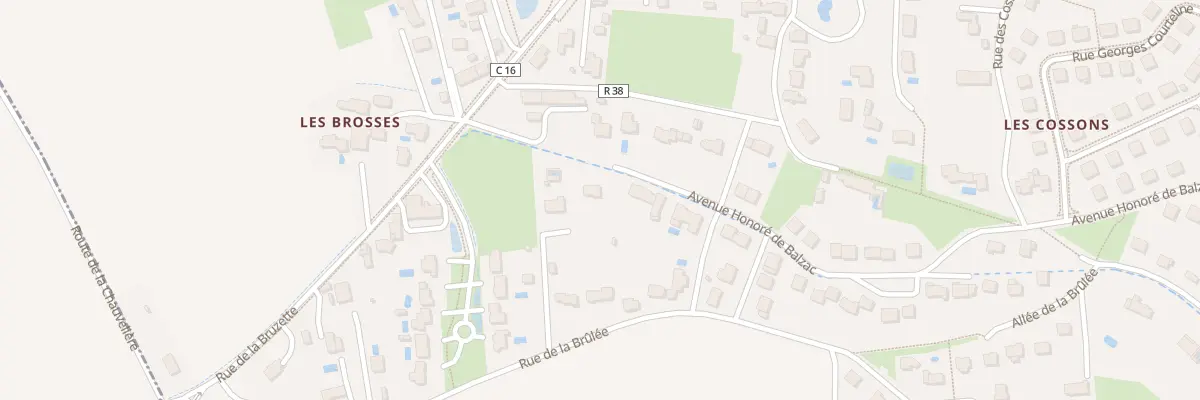 Plan du 30 Rue de la Brûlée à Fondettes