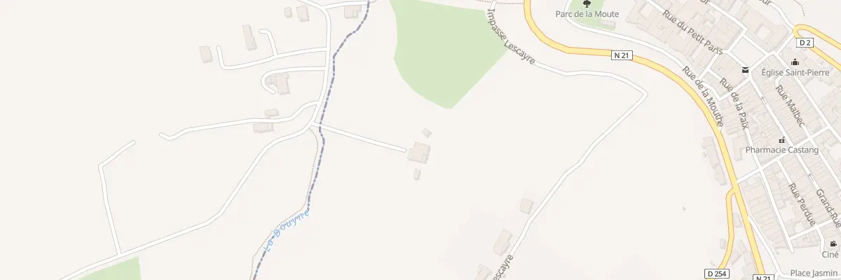 Plan du 465 Lescayre à Castillonnès