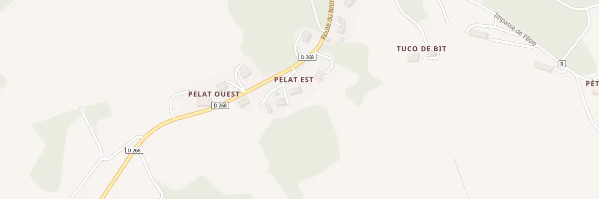 Plan du 7 Imp du Pelat-Est à Laplume