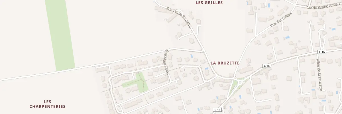 Plan du 44 Rue des Charpenteries à Fondettes