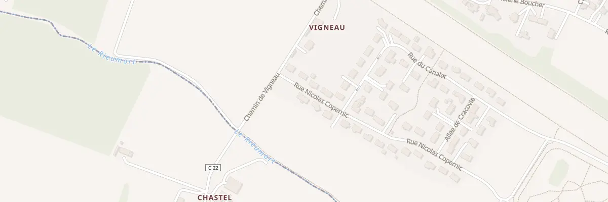 Plan du 2 Rue Nicolas Copernic au Passage