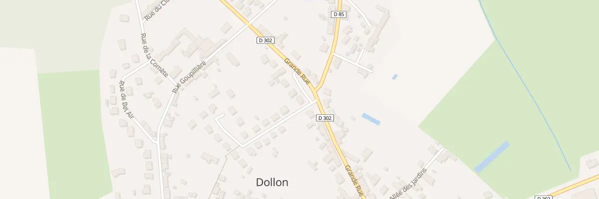 Plan du 33 Grande Rue à Dollon
