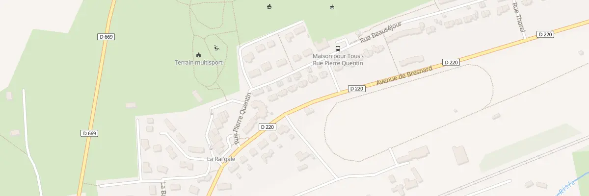 Plan du 10 Rue Beausejour à Rai