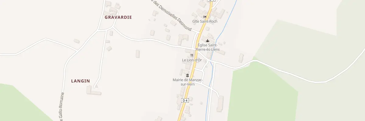Plan du 605 Av des Résistants à Manzac-sur-Vern